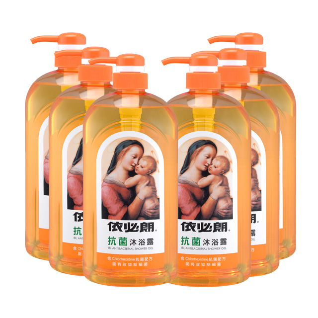 依必朗抗菌沐浴露1000mlx6入