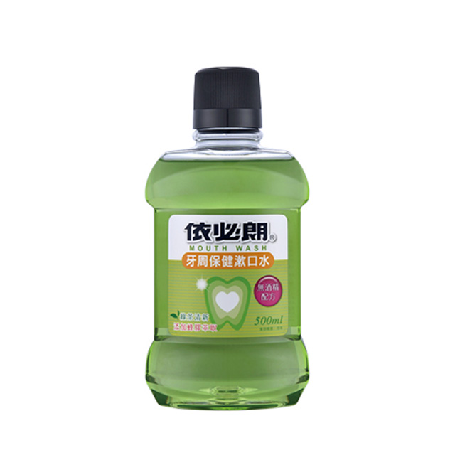 依必朗牙周保健漱口水 綠茶清新 500ml