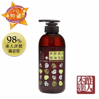 天然草本-木酢控油調理洗髮乳490ml