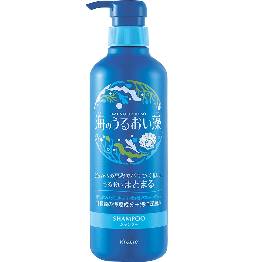 日本Kracie海藻光澤洗髮精490ml