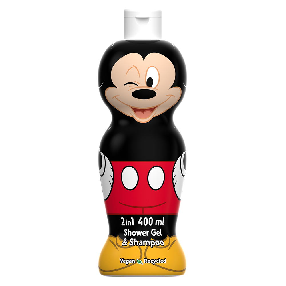 Disney 米奇 2合1 沐浴洗髮精 400ml(萌Q收藏版)