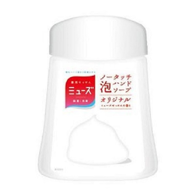 日本【白元】MUSE洗手機泡沫補充瓶 補充罐 250ml (皂香)