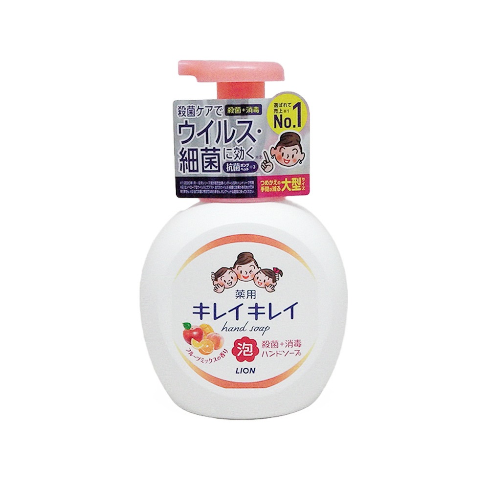 日本 Lion KIREI 泡沫洗手乳 花果香 500ml