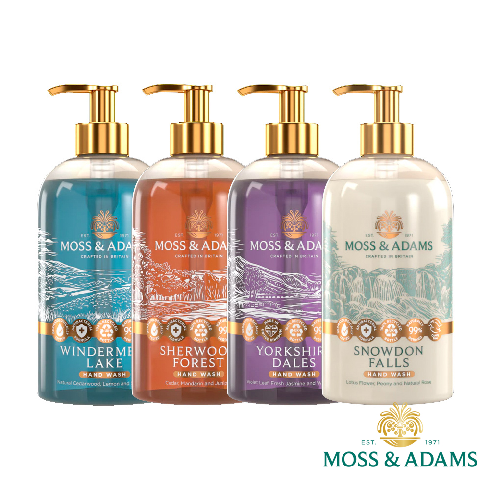 【Moss&Adams】英國植萃曠野香水洗手乳500ml(4款香味)