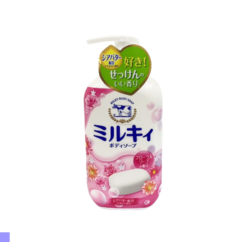 日本 牛乳石鹼 保濕泡沫沐浴乳 綜合花香 550ml