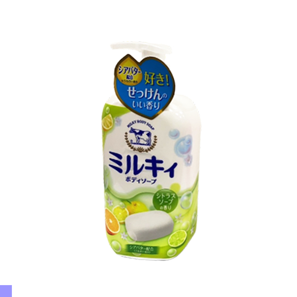 日本 牛乳石鹼 保濕泡沫沐浴乳 高雅柚香 550ml