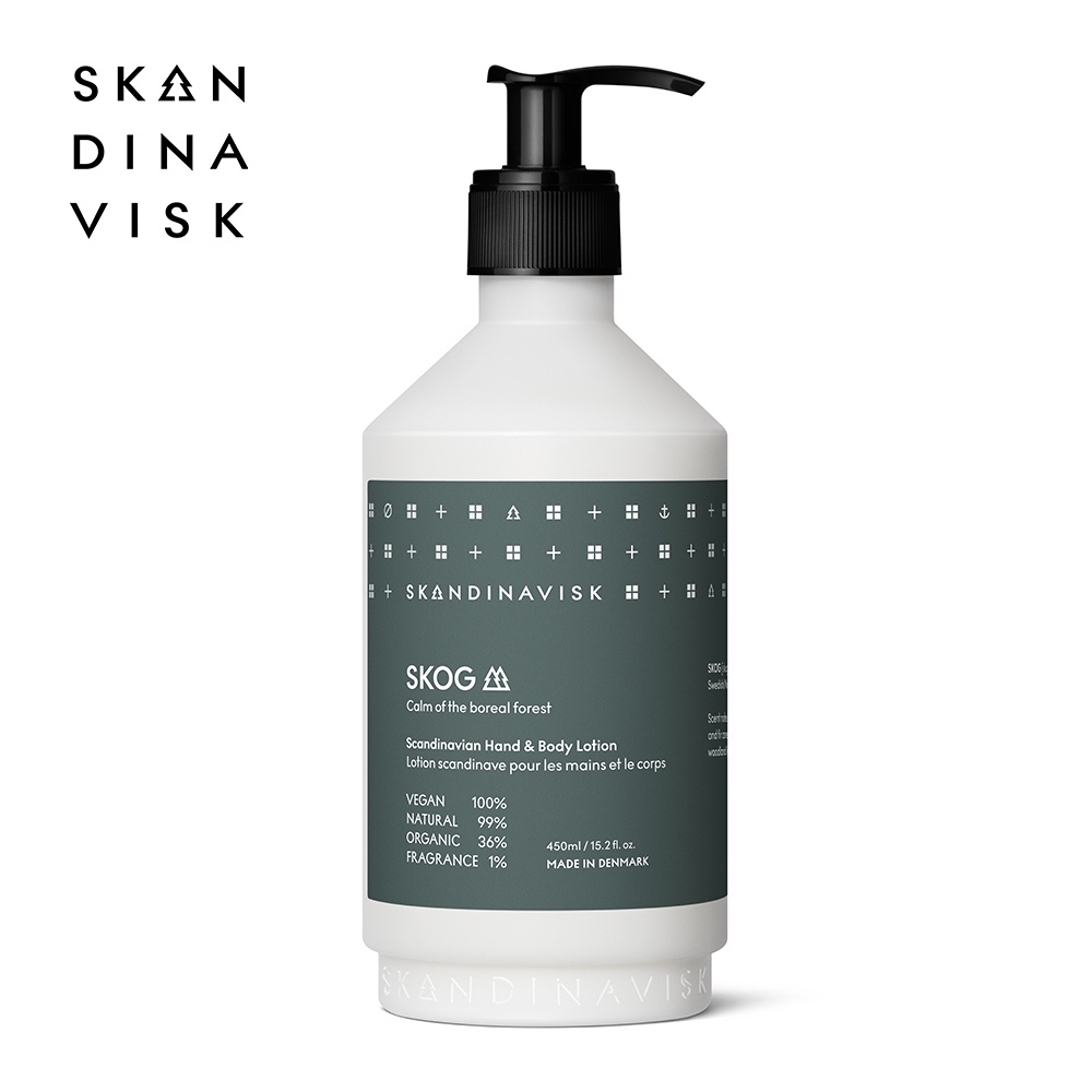 丹麥 Skandinavisk｜手部&身體乳液 450ml - SKOG 挪威森林