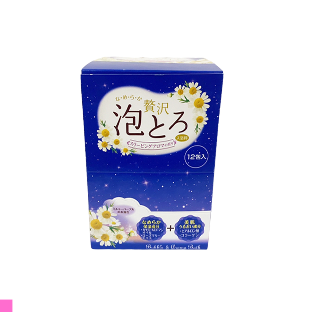 日本 牛乳石鹼 入浴劑 泡澡粉 洋甘菊香 12包入/盒