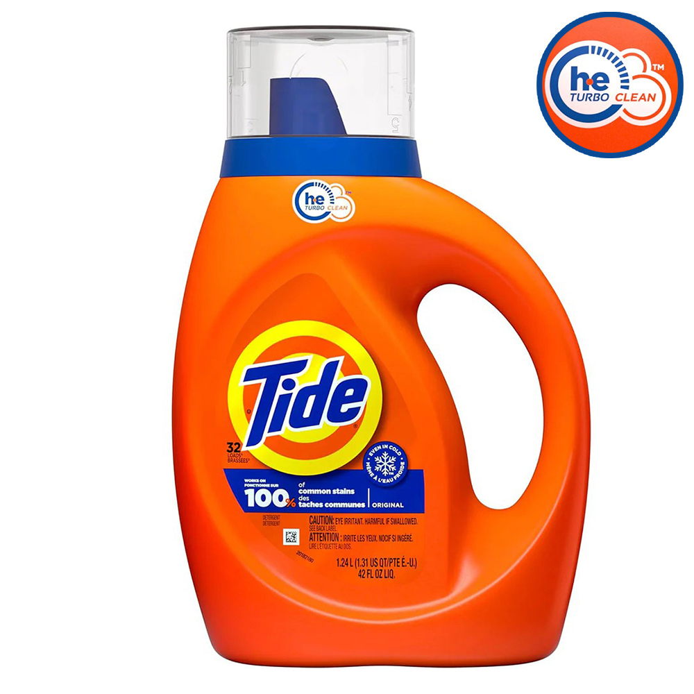 Tide濃縮he高效能洗衣精1.24L/42oz