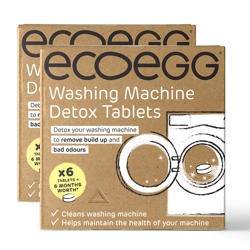 英國ECOEGG-洗衣洗碗機槽清潔錠(6錠裝/2盒)
