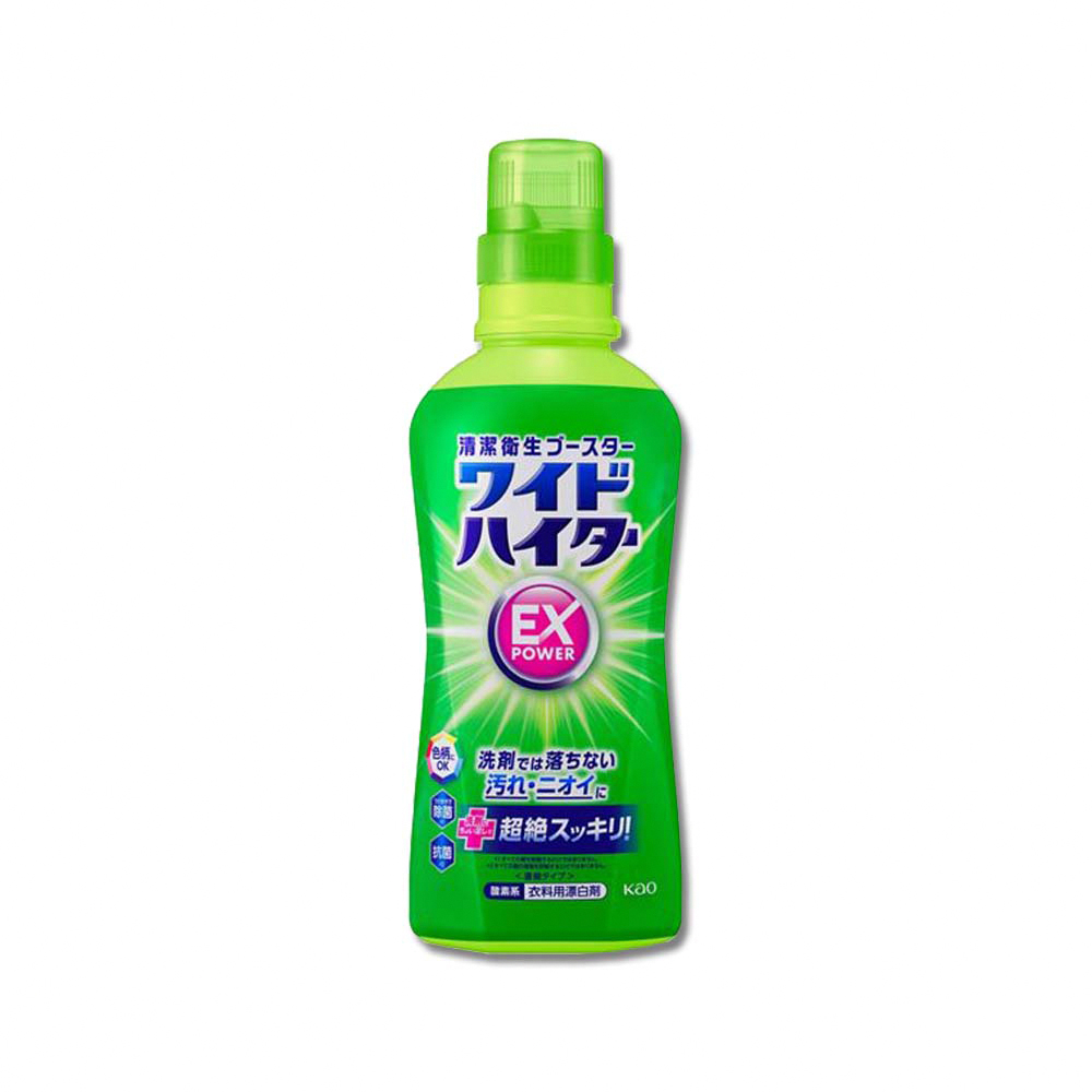 日本KAO花王-EX Power氧系護色洗衣漂白劑560ml/綠瓶