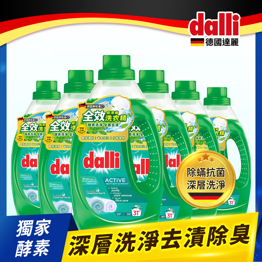 德國Dalli全效洗衣精1.1L(6入/箱)
