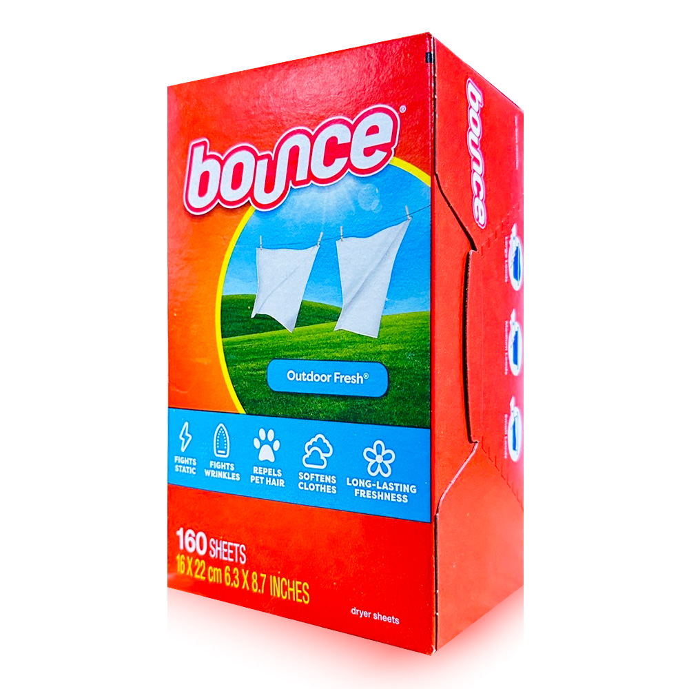 Bounce 烘衣柔軟片 160片