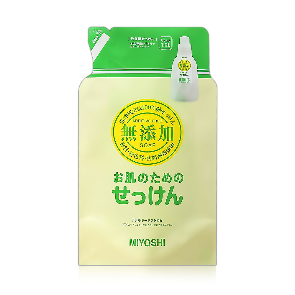 日本MIYOSHI無添加洗衣精補充包1000ml