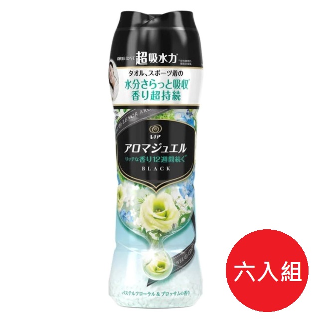 日本【P&G】2021最新版 幸福寶石衣物 香香豆470ml 白玫瑰香*6瓶
