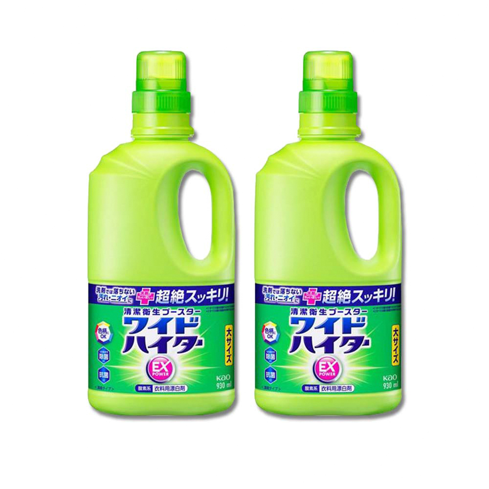 (2瓶)日本KAO花王-氧系護色EX Power衣物漂白劑930ml/大綠瓶