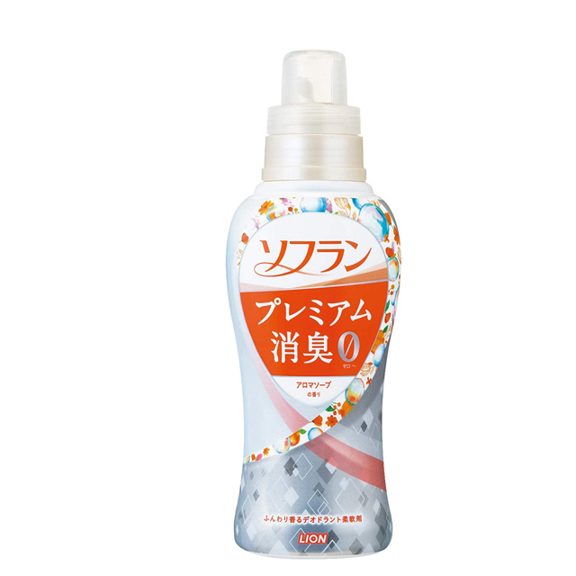 【LION 獅王】日本 消臭衣物柔軟精-清涼皂香 550ml