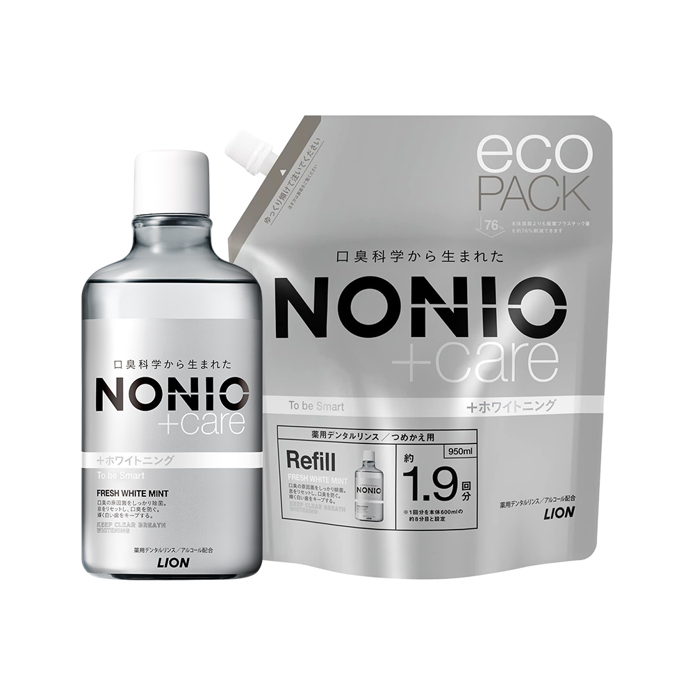 日本獅王LION NONIO終結口氣漱口水 600ml+950ml