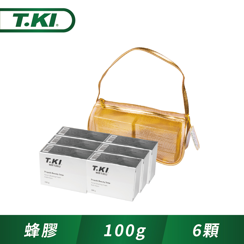 T.KI 手工蜂膠美顏皂100gX6入組