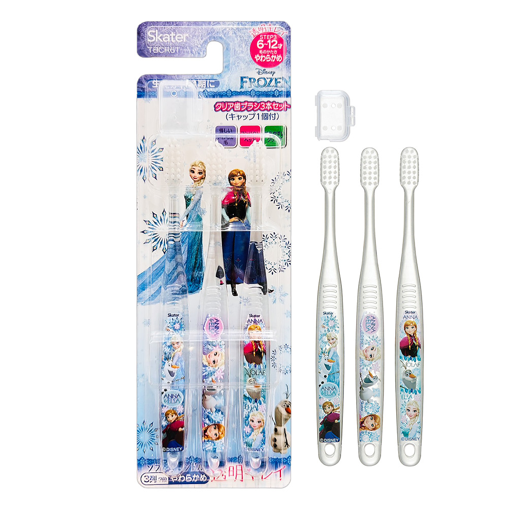 Frozen兒童牙刷3入組(6-12歲）