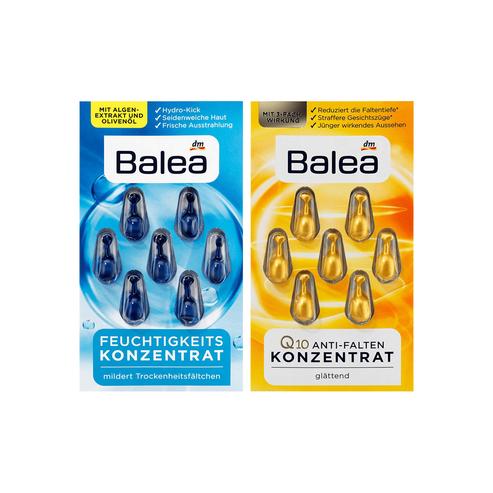(2盒)德國DM-Balea保濕精華油時空膠囊(2款可選)7顆/盒