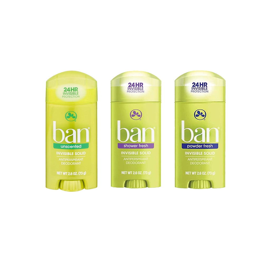 美國BAN盼-清新止汗體香膏(3款可選)73g/綠罐