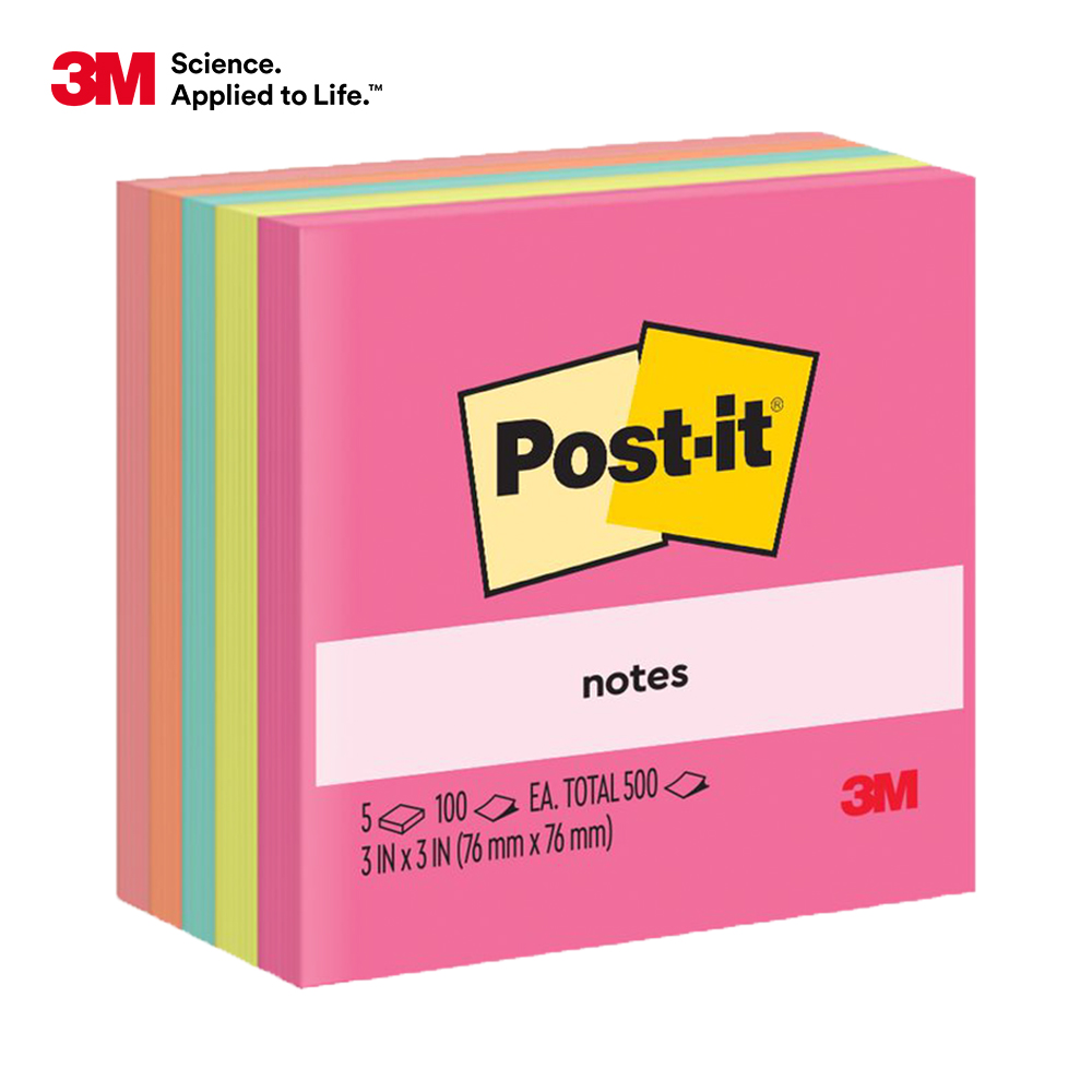 3M Post-it 利貼 可再貼 654-5PM紙磚