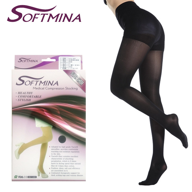【Softmina】專業醫療彈性壓力褲襪-超薄型
