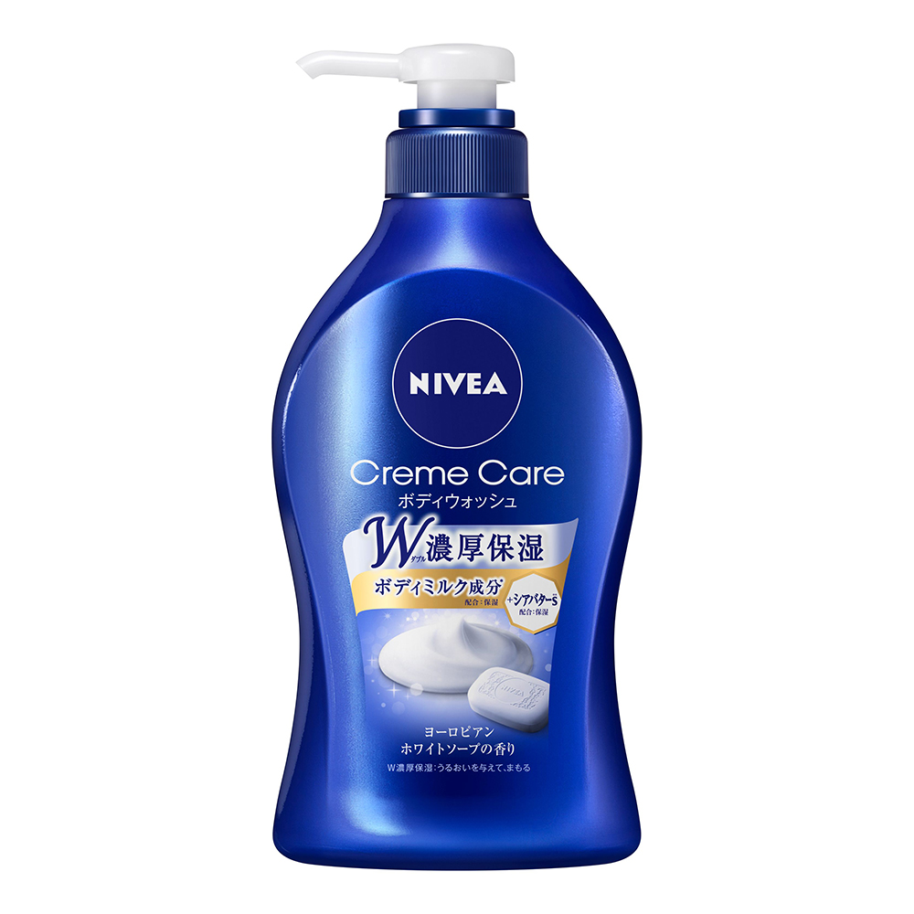 NIVEA絲滑雙倍濃厚保濕沐浴乳(歐洲皂香)480ml