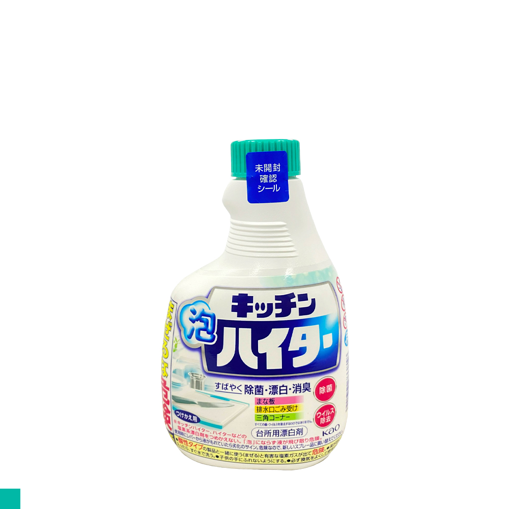 Kao 廚房泡沫清潔劑 補充 400ml (漂白劑 除菌)