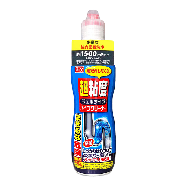 日本獅子化學Pix超黏度濃縮水管清潔凝膠400g