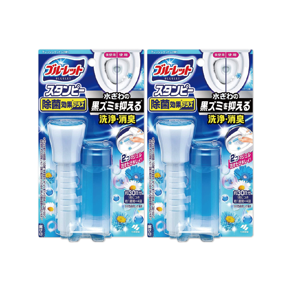 (2盒)日本小林製藥-管型推桿式黏稠花瓣印馬桶清潔凝膠劑(3款可選)28g/盒