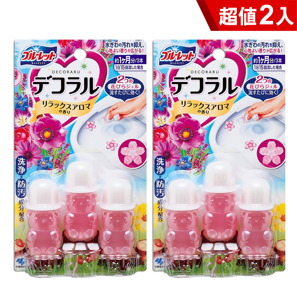 小林製藥馬桶清潔消臭凝膠(百合花束7.5g*3入) x2組