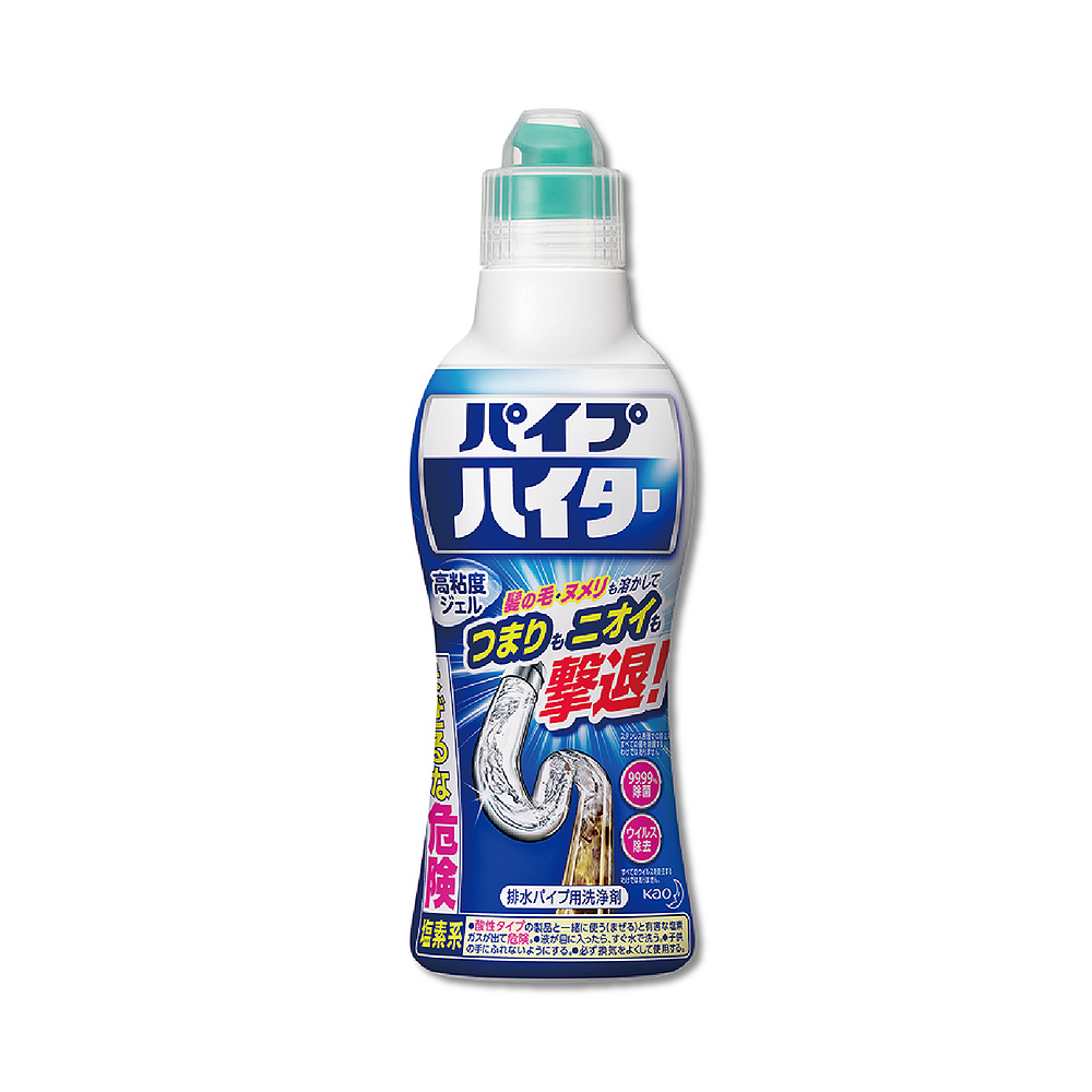 日本Kao花王-Haiter強黏度疏通排水管凝膠清潔劑500g/罐裝