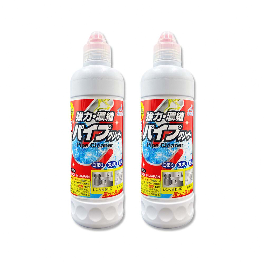 (2瓶)日本Rocket火箭石鹼-AWAS排水管去汙消臭凝膠清潔劑450g/瓶