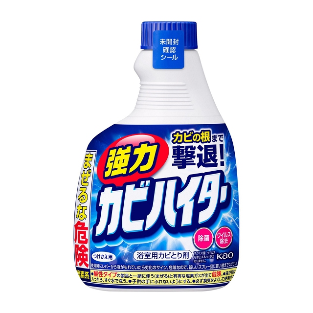 【KAO】Heiter浴室強力除霉泡沫清潔劑補充瓶400ml