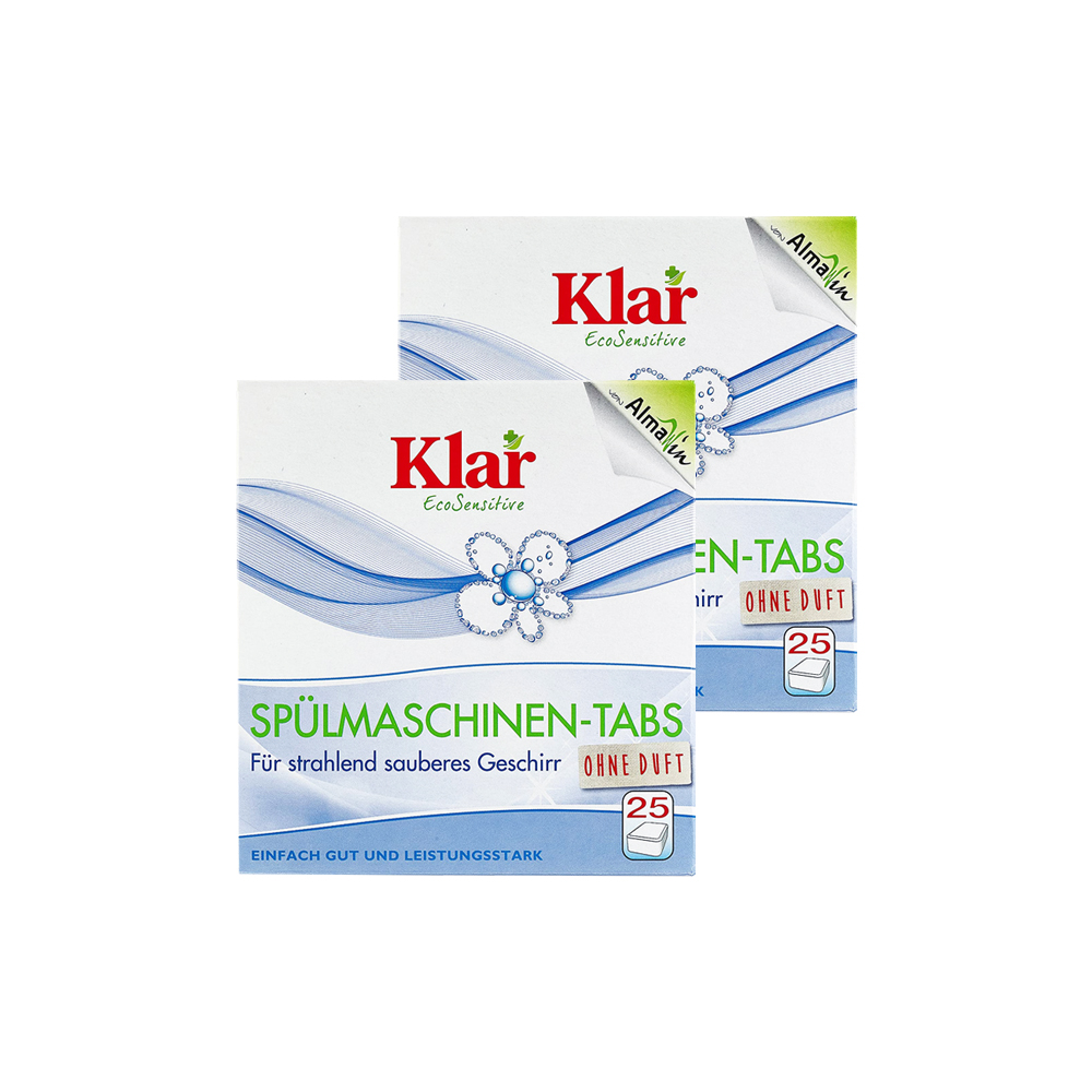 (2盒)德國Klar-洗碗機專用環保洗碗錠25入/盒
