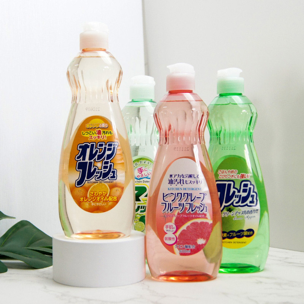 日本製 護手洗碗液 碗盤清潔劑 高效去油 水果香 600ml