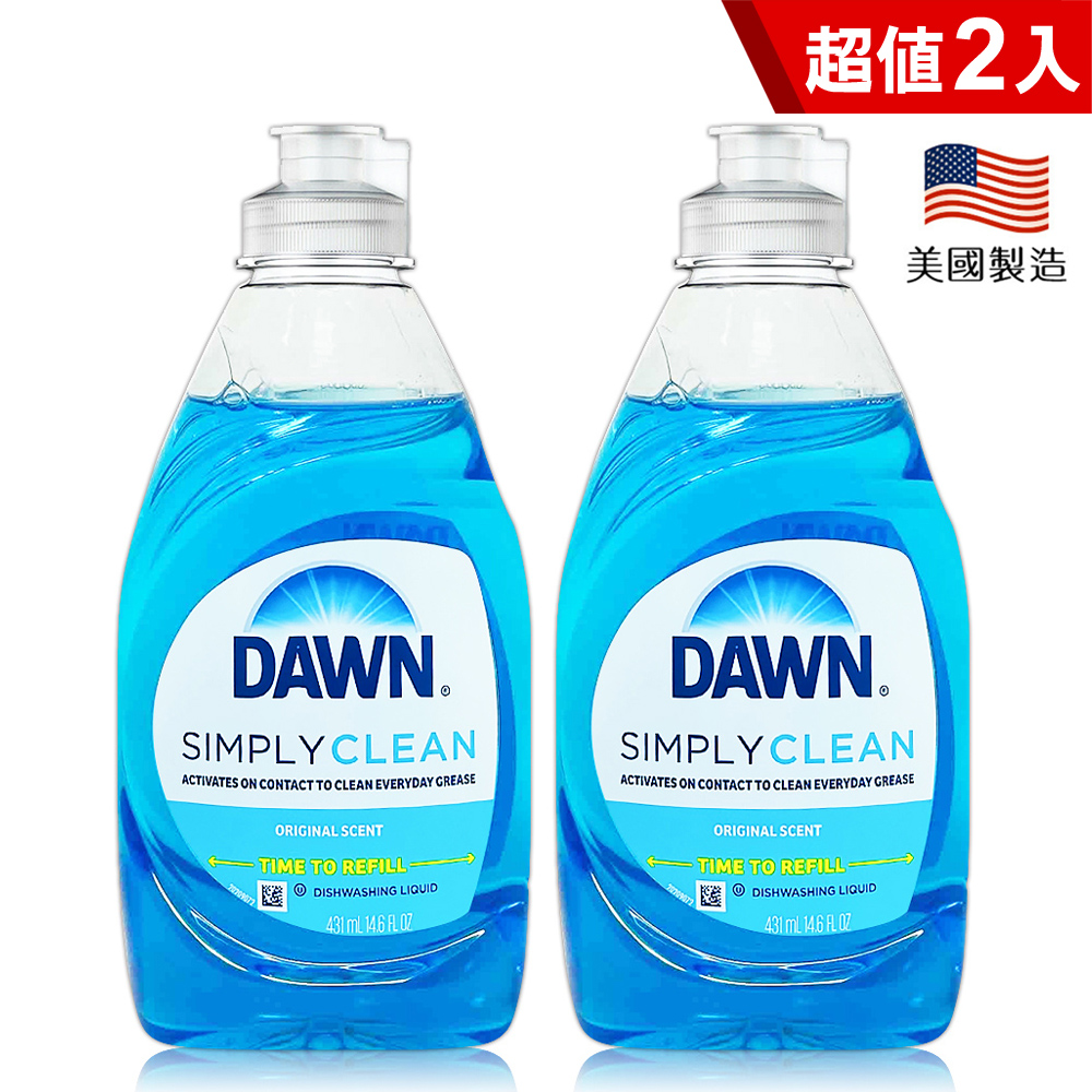 DAWN洗碗精(原味)14.6oz/431ml X2入
