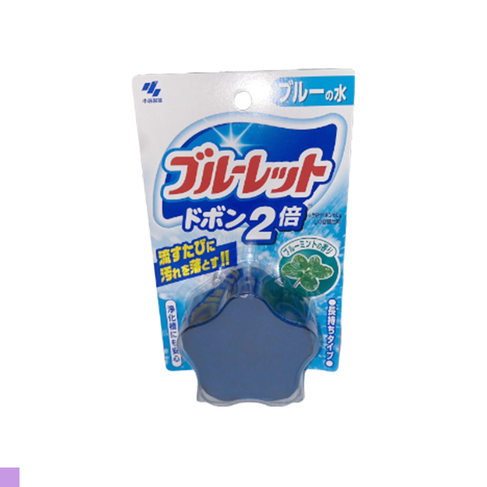 日本 小林製藥 馬桶芳香消臭清潔錠 薄荷 藍色 120g