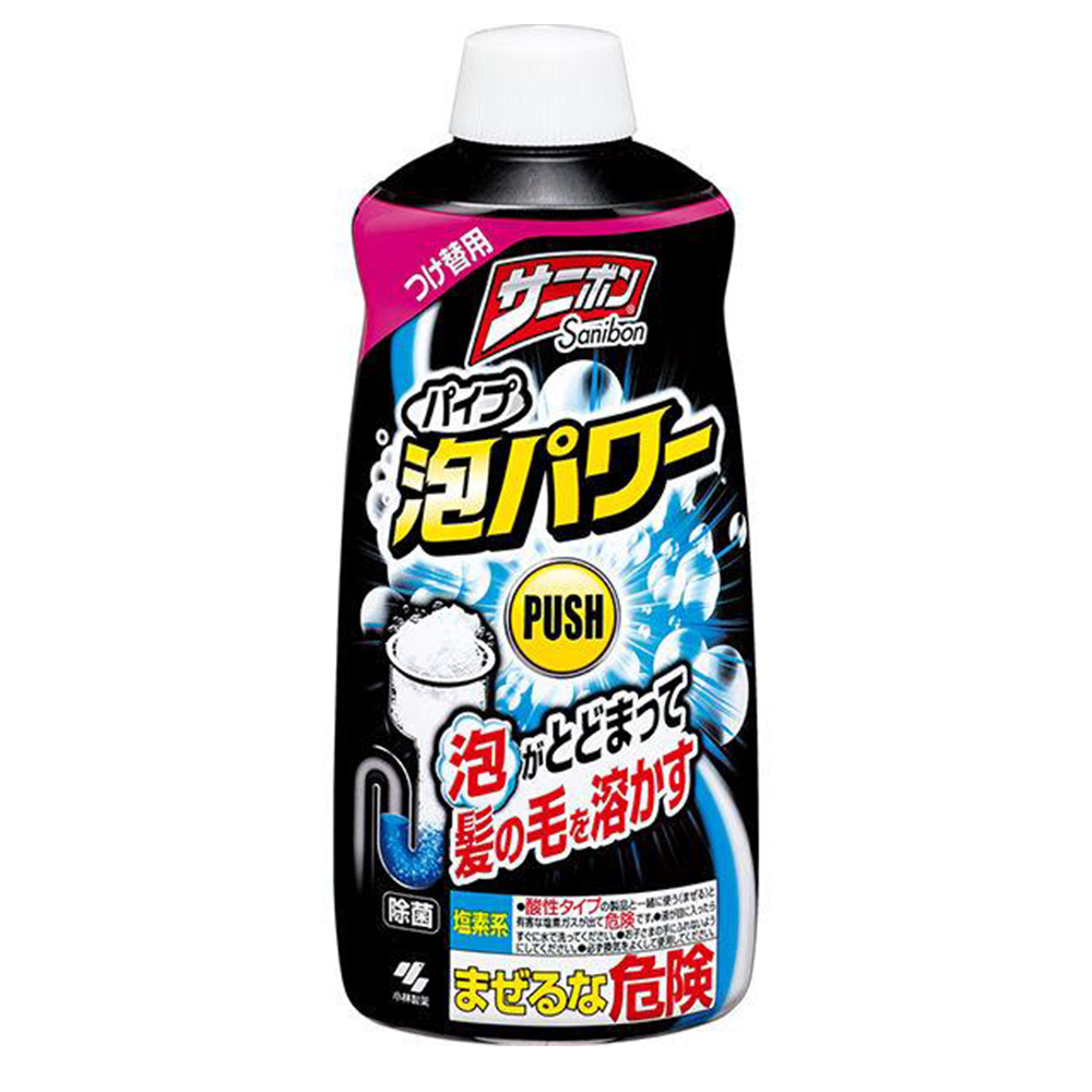 日本 小林製藥 泡沫水管清潔疏通劑補充瓶400ml