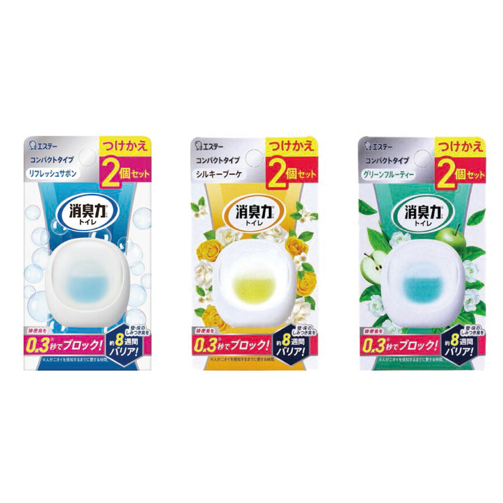 日本 雞仔牌 ST 消臭力浴廁消臭劑補充瓶 6mlx2