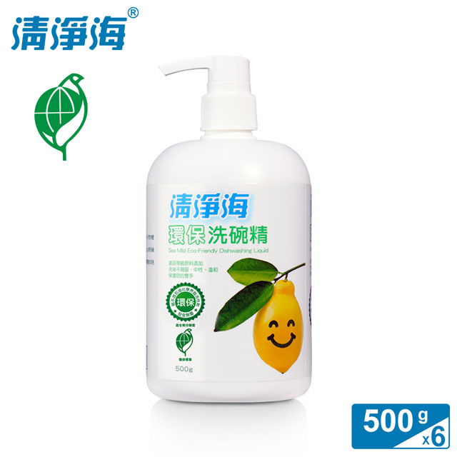 清淨海 檸檬系列環保洗碗精 500g(箱購6入組)