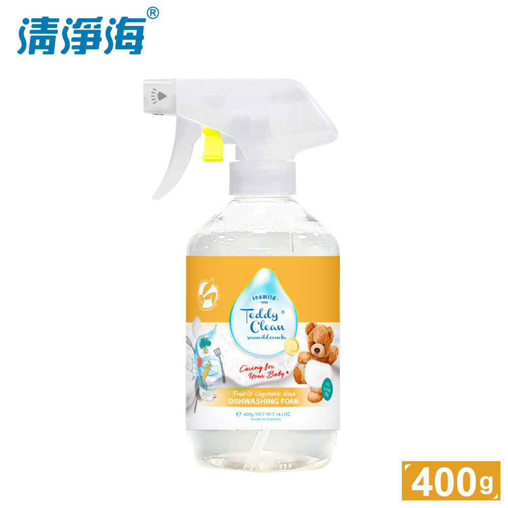 清淨海 Teddy Clean系列 極淨泡沫洗碗皂液-林檎果香 400g