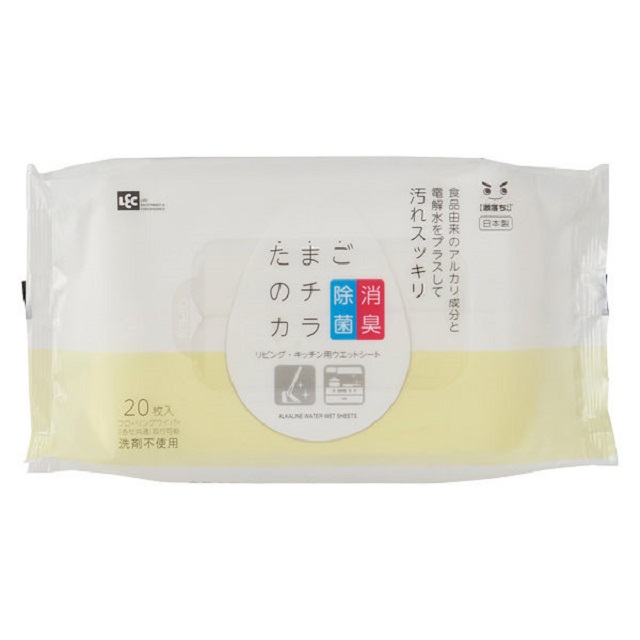 日本【LEC】 激落君雞蛋清潔片20抽