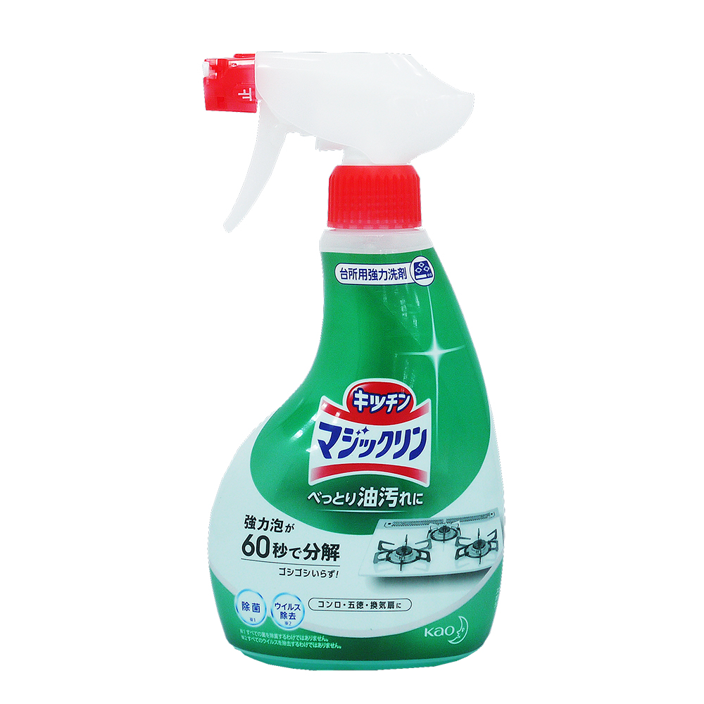 日本花王廚房油污泡沫清潔劑400ml