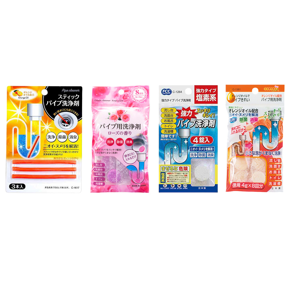 日本 不動化學 排水管清潔錠(3入組)