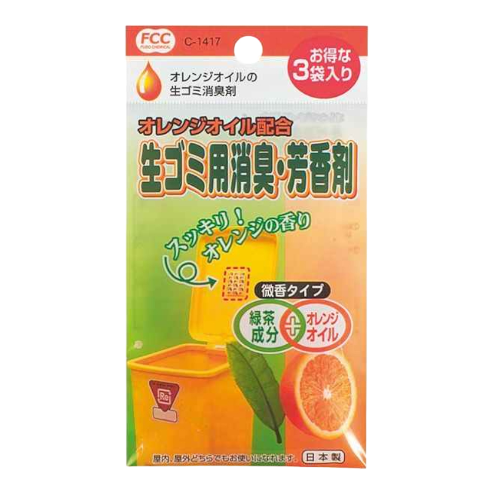 日本 不動化學 垃圾桶除臭劑 貼片型(3入組)