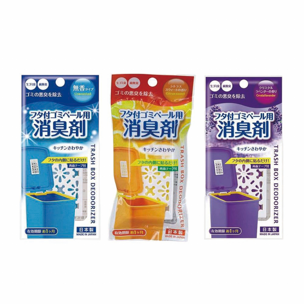 日本 不動化學 垃圾桶除臭貼片-2入組