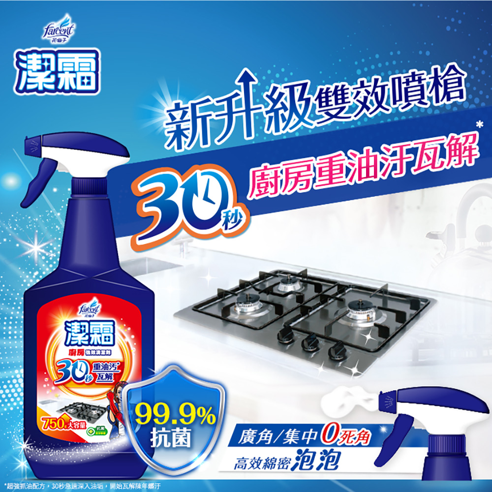 潔霜 S廚房強效清潔劑(噴槍)750g